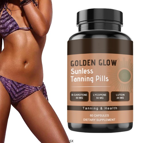 Tanning vitamin capsules - tanning,